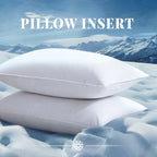 Urbanlife Fluffy Down Pillow Insert, Washable Hotel Grade Bed Sleep Pillow
