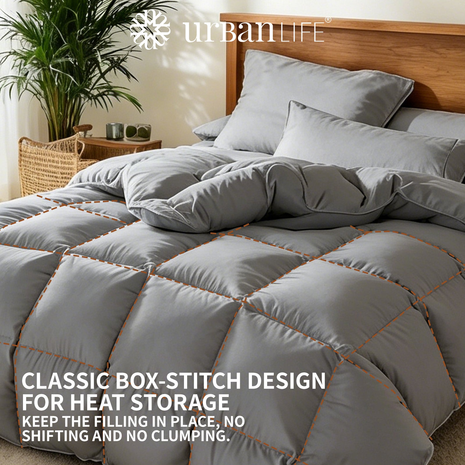 Twin Down Fiber Comforter