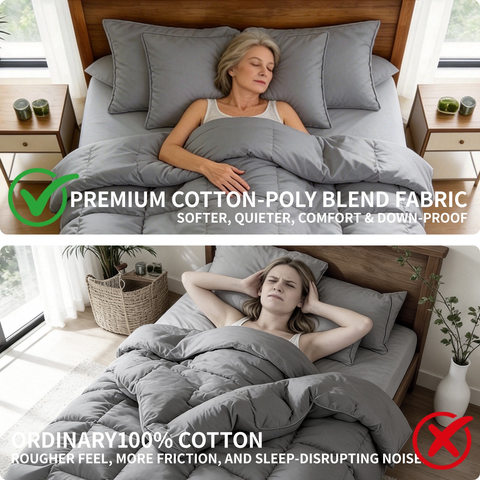 Queen Down Fiber Comforter