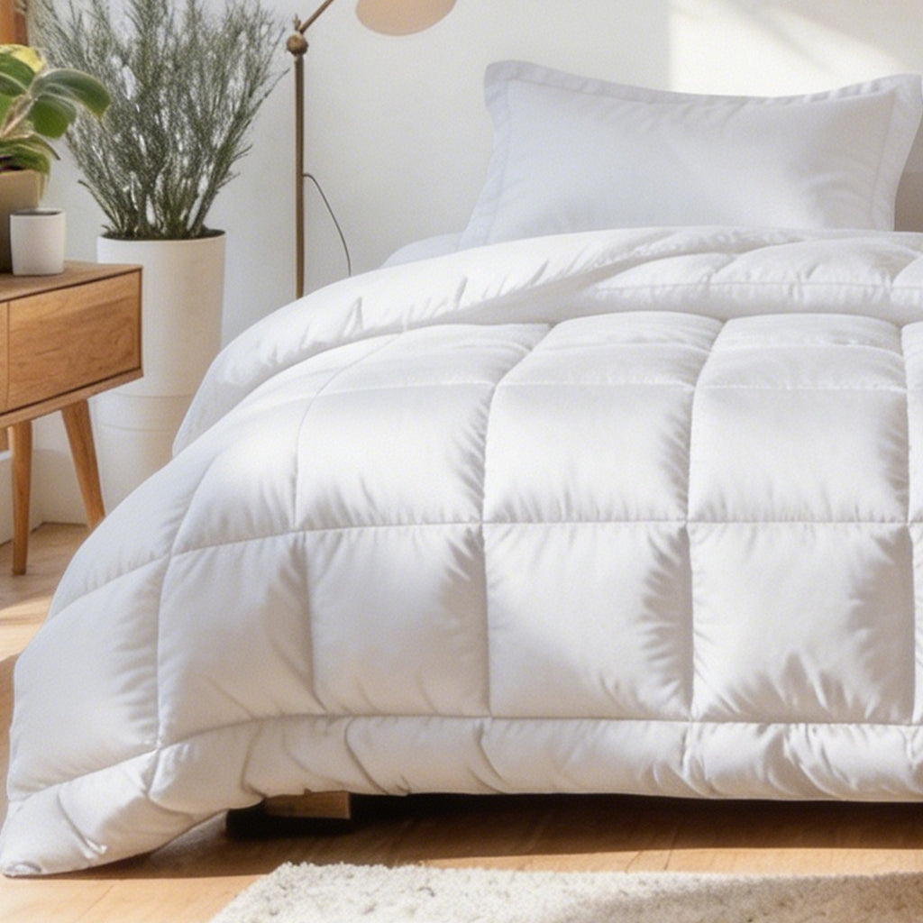 Urbanlife All Season Down Alternative Comforter Set, Box Stitched Soft Microfiber Duvet Insert with Pillow Shams, 2/3 Pieces Bedding Set