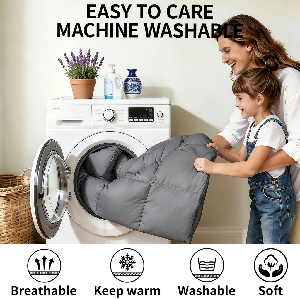 Calking Down Fiber Comforter